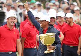 Tiger Woods Leads By Example In Presidents Cup Comeback Win The New York Times