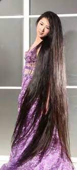 China Woman Have Long Hair As Always Rambut Panjang Indah Rambut Panjang Rambut Tebal