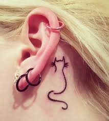Pin For Later 30 Brilliantly Simple Behind The Ear Tattoo Ideas Cat Behind Ear Tattoos Tattoo Behind Ear Behind The Ear Tattoo