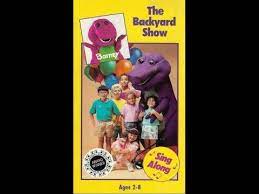 The backyard show' available on vhs. Barney The Backyard Show 1992 Vhs Youtube