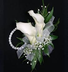 Maybe you would like to learn more about one of these? Calla Lily Rhinestone Wristlet Prom Flowers Corsage Calla Lily Wedding Prom Corsage And Boutonniere