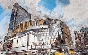 Dünyaca ünlü tablolar ve sanat çalışmaları. Download Wallpapers Madison Square Garden New York Usa Grunge Art Creative Art Painted Madison Square Garden Drawing Madison Square Garden Abstraction Digital Art For Desktop Free Pictures For Desktop Free