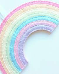 Pastel Rainbow Decoration Pastel Nursery Decoration Rainbow Rainbow Nursery Decor Pastel Nursery Pink Girl Room