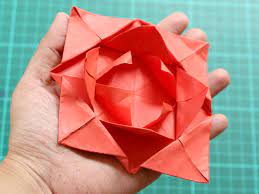 Origami paper craft step by step beginner paper flowers. How To Fold A Simple Origami Flower With Pictures Wikihow