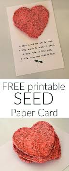 Free tutorial with pictures on how to make a card in under 60 minutes by papercrafting and cardmaking with paper, liquid food color, and construction paper. Printable Seed Paper Card Rebooted Mom