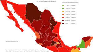 La secretaría de salud presentó su informe diario sobre el avance de la. Mapa Muertes Y Casos De Coronavirus En Mexico Por Estados Hoy 23 De Octubre As Mexico