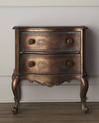 Bellamy French Two Drawer Chest Metallic Painted Furniture Painted Furniture Redo Furniture