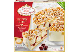 Rezept windbeutel mit in kuchen bei kochmix. Windbeutel Kirsch Torte Mit Sahne Windbeuteln Coppenrath Wiese