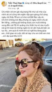 Thúy Nga gọi thẳng tên nhắc nhở vợ cũ Hoàng Anh: "Facebook em cứ như bãi  rác. Chồng giữ không được, con nuôi không xong"