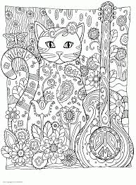 Here are complex coloring pages for adults of animals. Color Page For Adults Animals And Flowers All Coloring Pages Order