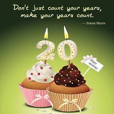 Heartfelt Birthday Wishes For 18 Year Old Daughter Happy 20th Birthday Quotes Quotesgram Happy 20th Birthday 20th Birthday Wishes 20th Birthday