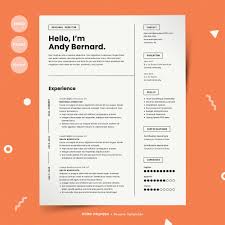 Modern Resume Template Cv Modern Resume Template Simple Resume Template Minimalist Resume