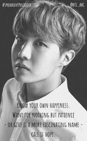 Bts J Hope Quotes Aesthetic