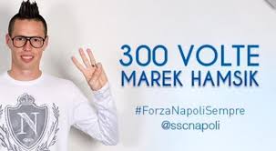 Hamsik collected two coppa italia titles as well as a supercoppa italiana winner's medal with the naples club, and he also reached the europa league semifinal with them in 2015. Marek Hamsik 300 Csm