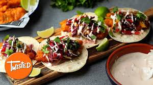 Get star chef rick bayless' recipe for crispy fish tacos from food & wine. Homemade Crispy Fajita Fish Tacos Twisted Youtube