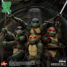 Mezco One:12 Collective Teenage Mutant Ninja Turtles (1990) Boxed Set