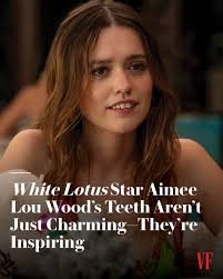 🔗: https://vanityfair.visitlink.me/HB8xOa Beneath her doe-eyed gaze,  between her delicate cheekbones, Aimee Lou Wood's natural teeth lend a  welcome authenticity to her performance as Chelsea