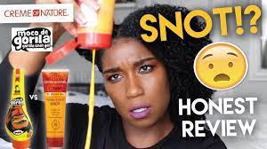 I'm not sure if their hair loss was due to excessive ejaculation. What Is This Battle Of The Snots Gorilla Snot Gel Vs Creme Of Nature Snot Gel Youtube