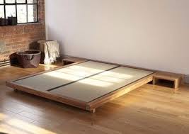 Futon Company Solid Acacia Bed Frame With Tatami Mats King Size Tatami Bed Tatami Room Futon Bed