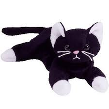 Ty Beanie Baby Zip The Black Cat 7 Inch Walmart Com