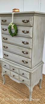 D D S Cottage And Design Grey French Provincial Chest On Chest Painted Bedroom Furniture Furniture Diy Colorful Furniture