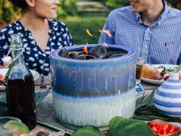 This fire pit cover only uses a few tools and is a perfect project for beginners and experienced diyers alike. Diy Tabletop Fireplace Hgtv S Decorating Design Blog Hgtv