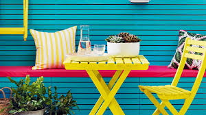 Wooden construction of this bench. How To Paint Your Outdoor Furniture Dulux