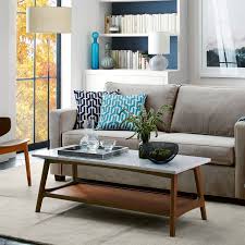 Alibaba.com offers 949 rectangular table centerpieces products. Reeve Mid Century Coffee Table Rectangle Marble Walnut West Elm