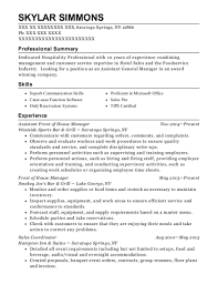 • to participate, constructively, in performance reviews with the manager and to work towards. 20 Best Front Of House Manager Resumes Resumehelp