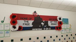 Provide information for students, serve as a learning center, and of course display student work. May Memorial Day Bulletin Board Appreciation Posters School Wide Themes Memorial Day Flag