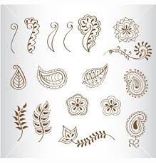 Mehandi Hindu Design Symbols Vector Image On Vectorstock Henna Designs Easy Henna Designs Diy Henna