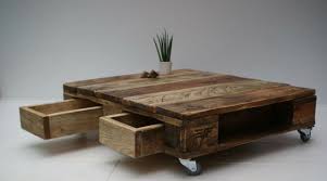 Paire tables basses palettes sncf industriel loft h25 x p60 x l80 la palette. Table Basse En Palette 63 Idees Originales En Photos