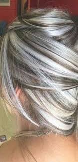 40 Absolutely Stunning Silver Gray Hair Color Ideas These 40 Absolutely Stunning Silver Gray Hai Gray Hair Highlights Grey Hair Color Silver Silver Hair Color