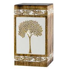 Handcrafted Wooden Urns For Ashes Tree Of Life Rosewood Urn Etsy In 2020 Wooden Urn Funeral Urns Decorative Urns