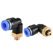 A single fitting offers a secure connection and quick disconnect. Uxcell Push To Connect Tube Fitting Male Elbow 6mm Tube Od X M5 Thread Pneumatic Air Push Fit Lock Fitting Blue 2pcs Amazon Com Industrial Scientific