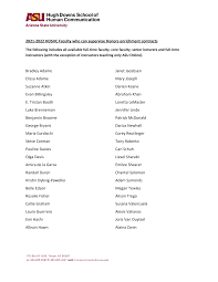 2021-2022 HDSHC Faculty who can supervise Honors enrichment contracts  Bradley Adame Elissa Adame Suzanne Atkin Evan Billingsley