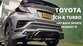 They use the same exhaust and it fit up just fine. Remark Toyota Chr Exhaust Prototype Youtube