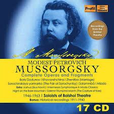 Discover exclusive information about nu vot i vse remix. Modest Mussorgsky Samtliche Opern Und Fragmente 17 Cds Jpc
