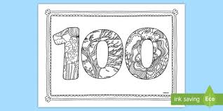 If so, please look at all the ideas found on teaching heart's 100th day page. 100 Days Of School Mindfulness Coloring Page