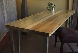 Thick Wood Table Wood Legs Though Instead Reclaimed Wood Table Open Dining Room Table