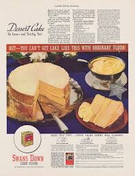 Swan S Down S Enchanted Cream Sponge Cake With Lemon Cream Filling Recipe From Ladies Home Journal 1936 1930s Filling Recipes Retro Desserts Wow Recipe