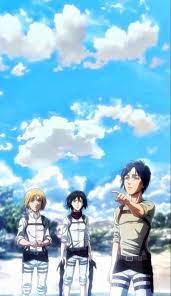 Eren Mikasa Armin Live Wallpaper 3d Video In 2021 Attack On Titan Attack On Titan Aesthetic Attack On Titan Tattoo