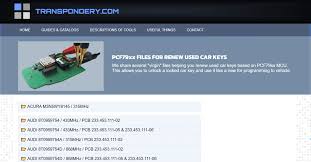 The longer secret key is, the more security it is, the more difficult to be attacked. Pcf79xx Files For Renew Used Vehicle Keys