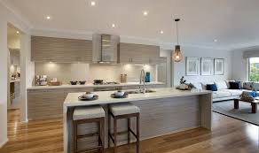 Oyster Linea Kitchen With Rock Salt Bench Top Kitchen Interior Kitchen Design Modern Kitchen Design