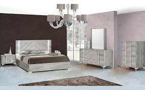 Alternatively, create a clean look by pairing a charcoal or slate ensemble with ecru walls and cream bedding. Alysha Italian Bed And Bedroom Furniture Sets