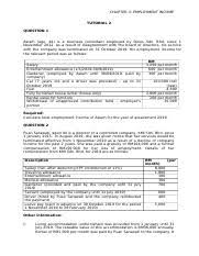 Statutory income from employment malaysia. Tutorial 3 Employment Income Chapter 3 Employment Income Tutorial 2 Question 1 Aslam Age 44 Is A Business Consultant Employed By Dinos Sdn Bhd Course Hero
