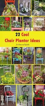 22 Cool Chair Planter Ideas For Home And Garden Chair Planter Planters Garden Chairs
