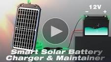 Amazon.com: SUNER POWER Cargador de batería solar impermeable de ...
