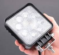 カシムラ LEDワークライト 電動フォークリフト対応 作業灯 DC12/24/48V車対応 24W 1680lm ML-7