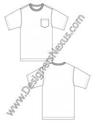 008 Mens Fashion Flat Sketch Basic T Shirt Sketch Template With Chest Pocket Free Download And More Mens Flats In I Shirt Sketch T Shirt Sketch Flat Sketches
